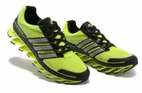 hommes adidas springblade derniere marque pas cher argent noir jaune